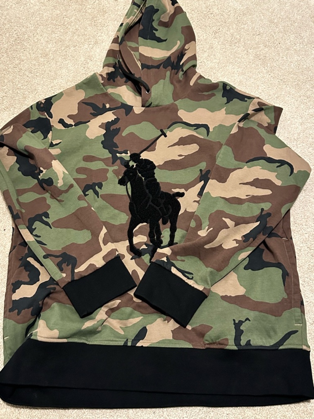 Polo by Ralph Lauren Camouflage Hoodie in Green, Brown, Black